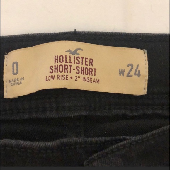 Hollister Black Jean Shorts - Picture 2 of 4